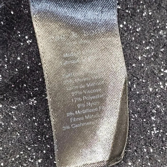 Rag & Bone Womens Black Metallic Longline Cardigan Size Small Wool Blend - Picture 9 of 9